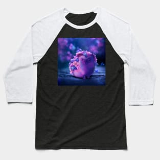 Blue Hydrengeahog Baseball T-Shirt